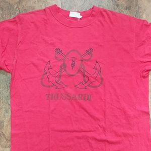 Trussardi anchor logo shirt
